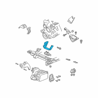 OEM 2003 Chevrolet Impala Engine Bracket Diagram - 10321856