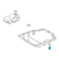 OEM 2019 Toyota Yaris Transmission Pan Drain Plug Diagram - 90118-WB139