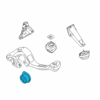 OEM 2007 BMW X3 Manual Transmission Transfer Case Mount Diagram - 22-31-3-422-956