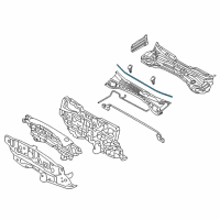 OEM Hyundai Santa Fe XL Strip-Cowl Top Cover Diagram - 86152-B8000