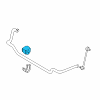 OEM 2001 BMW M3 Stabilizer Rubber Mounting Diagram - 31-35-2-229-436