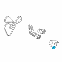 OEM 2010 Hyundai Tucson Idler-Drive Belt Diagram - 25288-25000