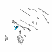 OEM 2002 BMW Z8 Windshield Wiper Motor Diagram - 67-63-8-377-417