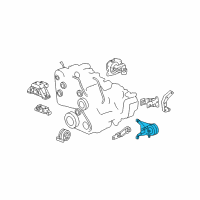 OEM 2009 Pontiac Torrent Front Transmission Mount Diagram - 15861081