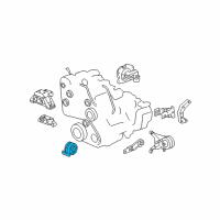 OEM Chevrolet Equinox Rear Transmission Mount Diagram - 22712836