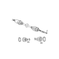 OEM 2006 Chrysler Town & Country RETAINER-Half Shaft Diagram - 4797704