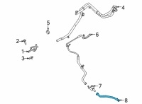 OEM Ford Water Hose Diagram - JL3Z-18N345-EB