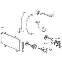 OEM 2019 Honda Fit Cap, Valve (L) Diagram - 80866-T3V-A01