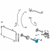OEM Honda Fit Stator Set Diagram - 38924-5R7-A01