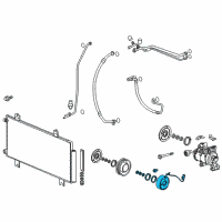 OEM 2017 Honda Fit Stator Set Diagram - 38924-5R7-A01