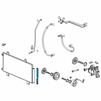 OEM Honda Fit Filter Sub-Assembly Diagram - 80101-T6A-003