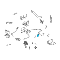 OEM Saturn SL2 Vapor Valve Diagram - 13575703