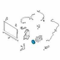 OEM 2018 Infiniti Q50 Clutch Assy-Compressor Diagram - 92660-5CA0A