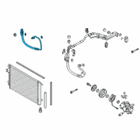 OEM 2018 Hyundai Accent Hose-Discharge Diagram - 97762-H9150