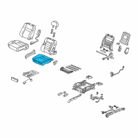 OEM Acura TSX Pad, Right Front Seat Cushion Diagram - 81137-SEC-A52