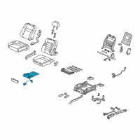 OEM 2007 Acura TSX Heater, Right Front Seat Cushion Diagram - 81134-SEC-A54