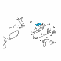 OEM 2003 Honda Odyssey Holder, Passenger Side Cup (Mild Beige) Diagram - 84611-S0X-A01ZC