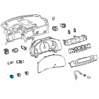 OEM 2015 Lexus CT200h Switch, Fuel Lid Opener Diagram - 84841-76011