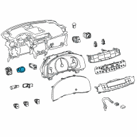 OEM Lexus CT200h Switch, Push Start Diagram - 89611-75034