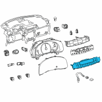 OEM 2013 Lexus CT200h Knob Sub-Assy, Control Diagram - 55905-76050