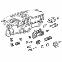 OEM 2019 Chevrolet Silverado 1500 Start Button Diagram - 84513830