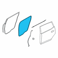 OEM Lincoln MKT Weatherstrip On Body Diagram - CE9Z-74253A10-B