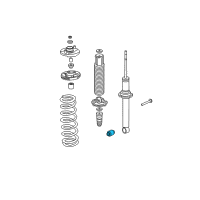 OEM Honda Accord Bush, Rear Shock Absorber (Lower) Diagram - 52622-SEA-014