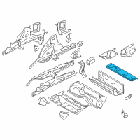 OEM 2013 BMW ActiveHybrid 3 Luggage-Compartment Floor, Rear Diagram - 41-00-7-297-914