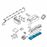 OEM 2019 BMW i8 Housing, High-Voltage Accumulator Diagram - 61-27-7-639-003