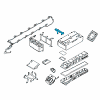 OEM 2020 BMW i8 Retain.Plate, Cellmodule, High-Voltage. Batt. Diagram - 61-27-7-647-060