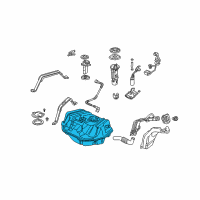 OEM Honda Tank, Fuel Diagram - 17500-S84-A00