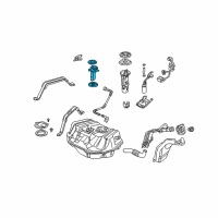 OEM 2002 Acura CL Valve, Vent Shut (ORVR) Diagram - 17550-S84-A01