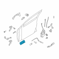 OEM 2010 Ford Focus Handle, Inside Diagram - 8S4Z-5422600-BA