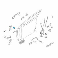 OEM 2008 Ford Focus Upper Hinge Bolt Diagram - -W700925-S439