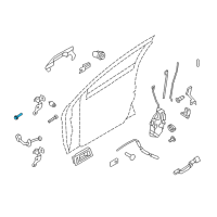 OEM Ford Focus Upper Hinge Bolt Diagram - -W710475-S439