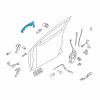 OEM 2009 Ford Focus Handle, Outside Diagram - 8S4Z-5422404-CA