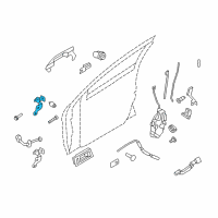 OEM 2003 Ford Focus Upper Hinge Diagram - 6S4Z-5426800-BA