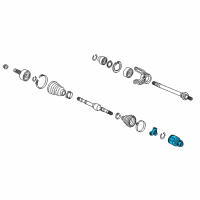 OEM 2018 Honda CR-V Joint Set, Inboard Diagram - 44310-T1W-305