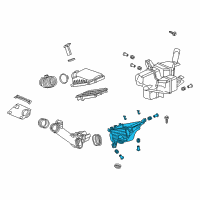 OEM 2013 Acura RDX Case Set, Air Cleaner Diagram - 17201-R8A-A00