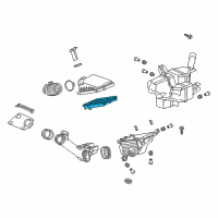 OEM Acura RDX Air Filter Diagram - 17220-R8A-A01