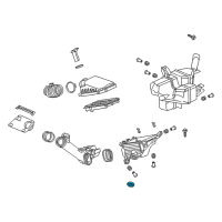 OEM Acura RDX Joint, Air Cleaner Resonator Diagram - 17236-R8A-A00