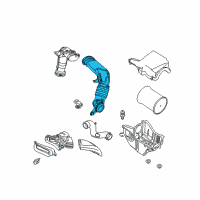 OEM 2016 Ford Focus Air Inlet Diagram - G1FZ-9C623-A