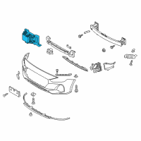 OEM 2018 Hyundai Elantra GT Unit Assembly-Smart Cruise Control Diagram - 96400-G3100