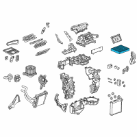 OEM Chevrolet Spark FILTER ASM-PASS COMPT AIR Diagram - 42666227