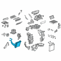 OEM 2020 Chevrolet Spark Heater Core Diagram - 42666219