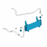 OEM GMC Sierra 3500 HD Transmission Cooler Diagram - 22819356