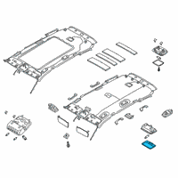 OEM 2022 Kia Sorento Lens-Room Lamp Diagram - 92851C5000