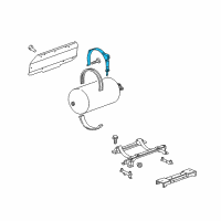 OEM Chevrolet Impala Strap Diagram - 22986536