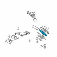 OEM 2021 Kia Telluride Air Cleaner Filter Diagram - 28113A9100