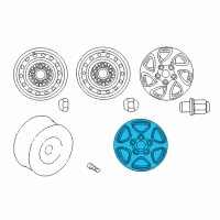 OEM 1997 Toyota Camry Wheel, Alloy Diagram - 42611-06110